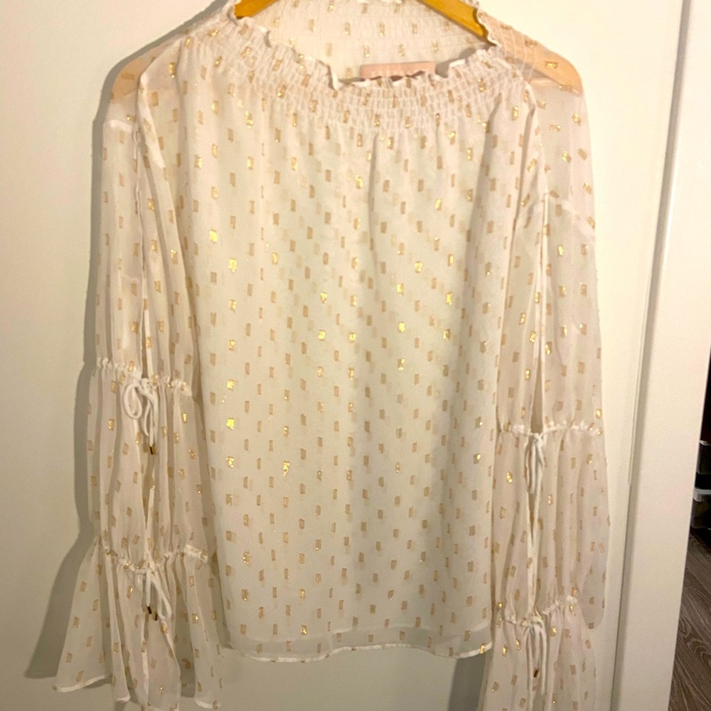 Keepsake Blouse with Golden flecks